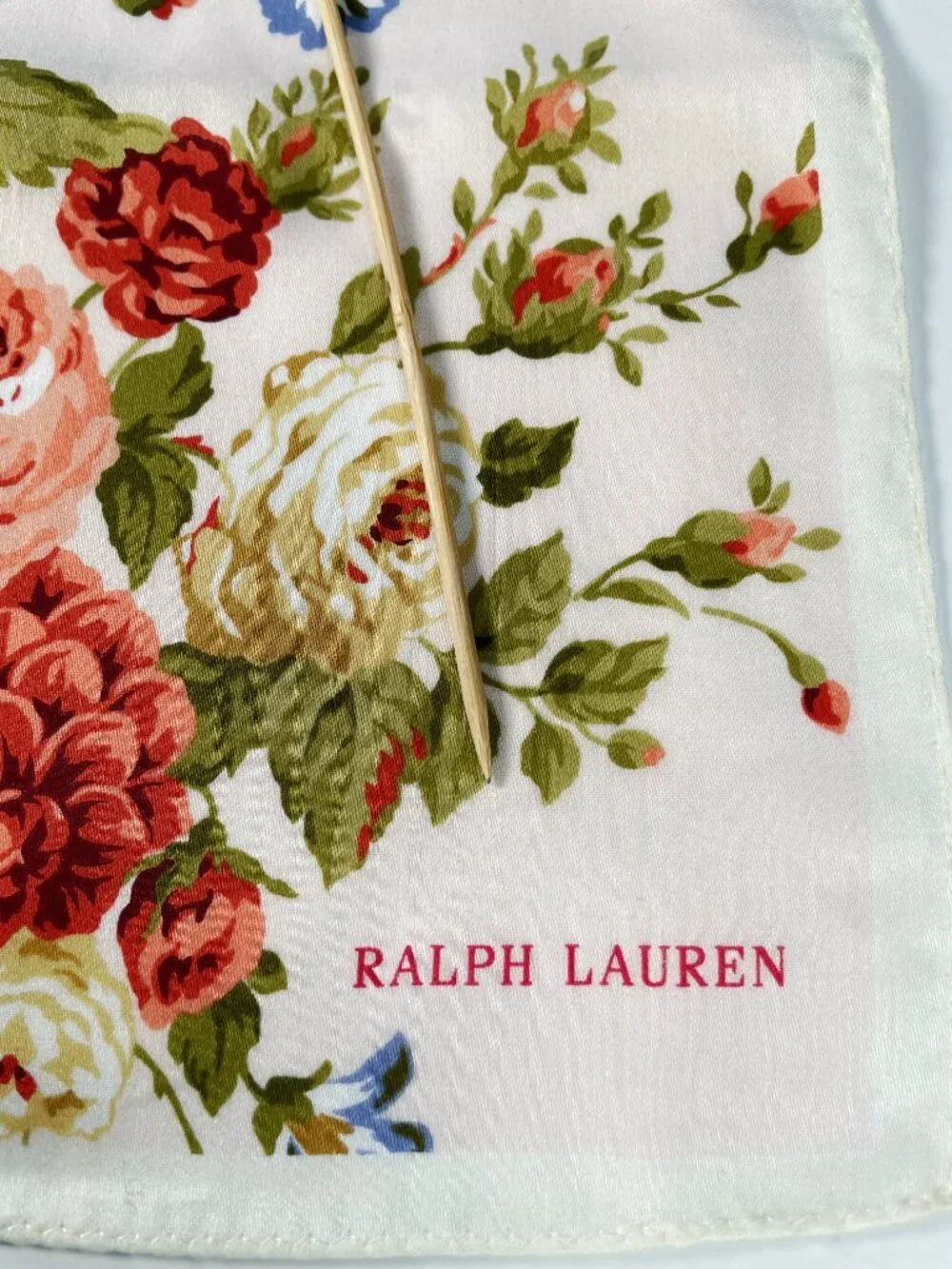 Ralph Lauren Floral Cotton Scarf Never Worn